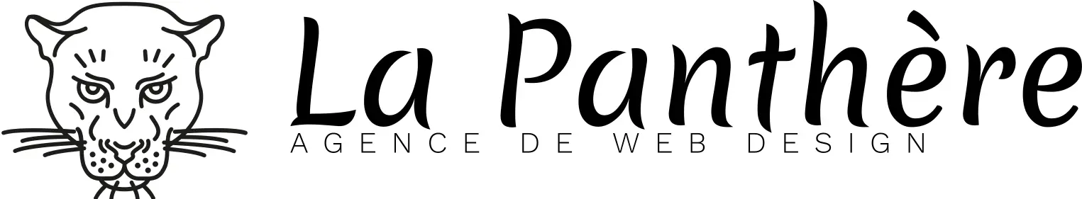 Logo de l'agence la Panthère, Dessin d'une tête de panthère